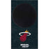 NBA Miami Heat Black Partial Logo Xbox Series S Console Skin